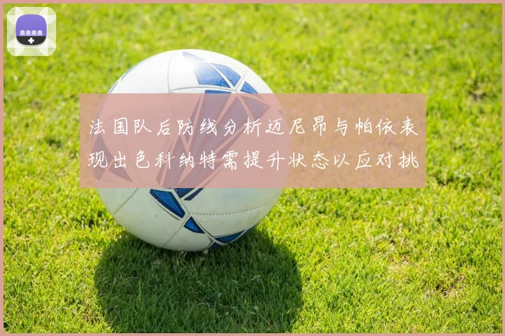 法国队后防线分析迈尼昂与帕依表现出色科纳特需提升状态以应对挑战